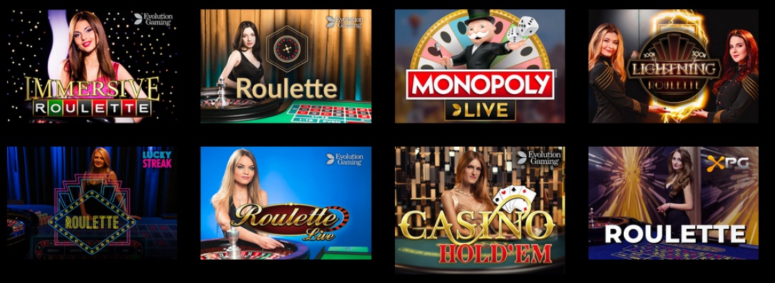 Slottyway posiada szeroką ofertę gier w kasynie na żywo